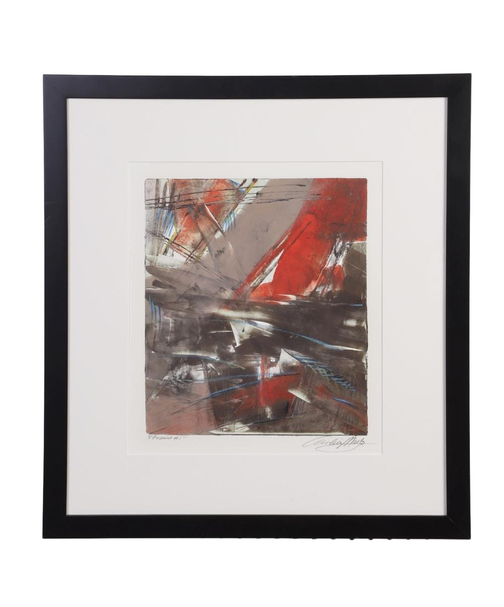 Cecilia Mayr comparable auction result: cecilia mayr brazilian b 1955 ensario 1 monotype image height 15 1 2 in image width 13 3 4 in framed height 25 in framed width 22 3 4 in