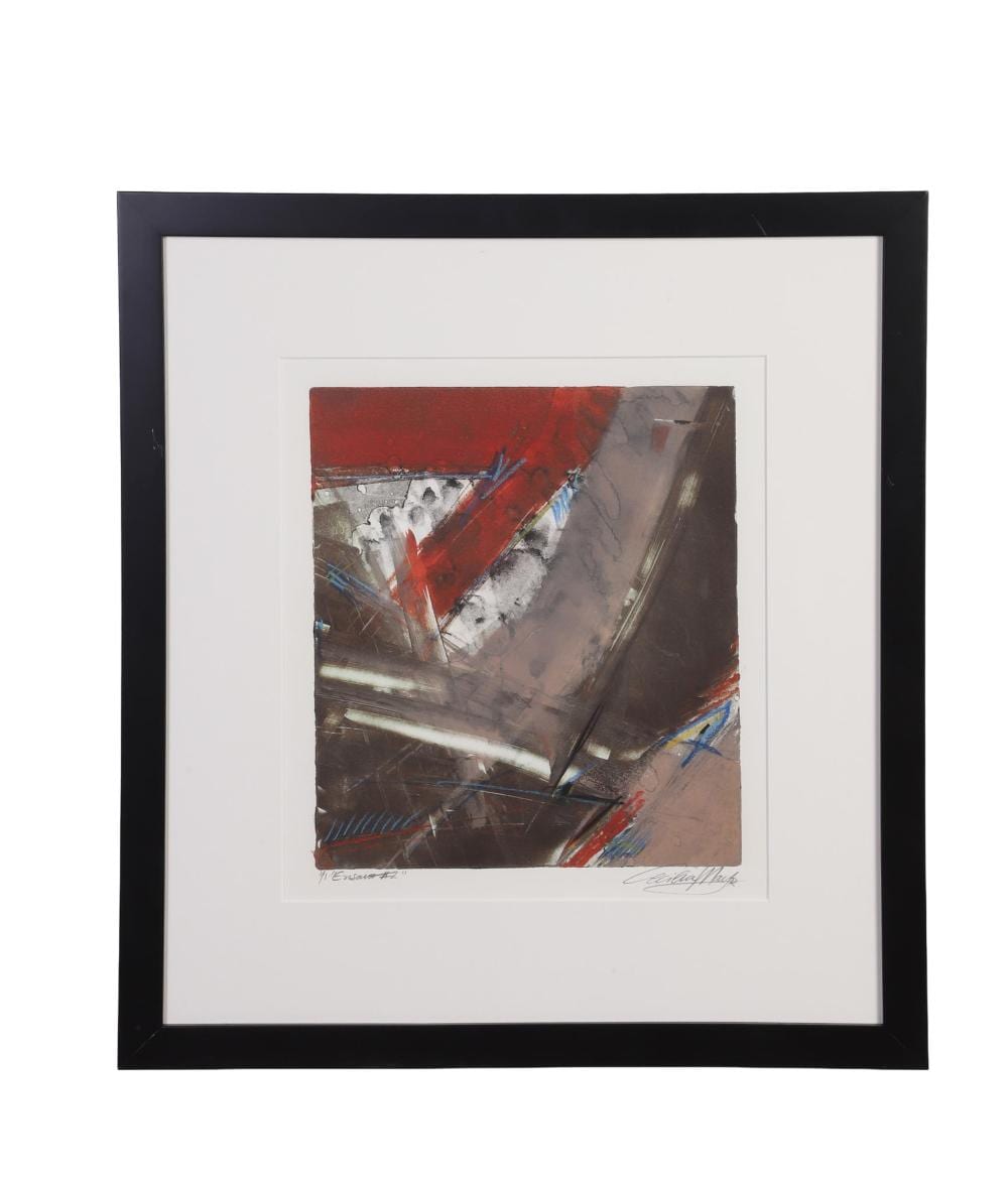 Cecilia Mayr comparable auction result: cecilia mayr brazilian 20th c ensario 2 monotype image height 15 1 2 in image width 13 3 4 in framed height 25 in framed width 22 3 4 in