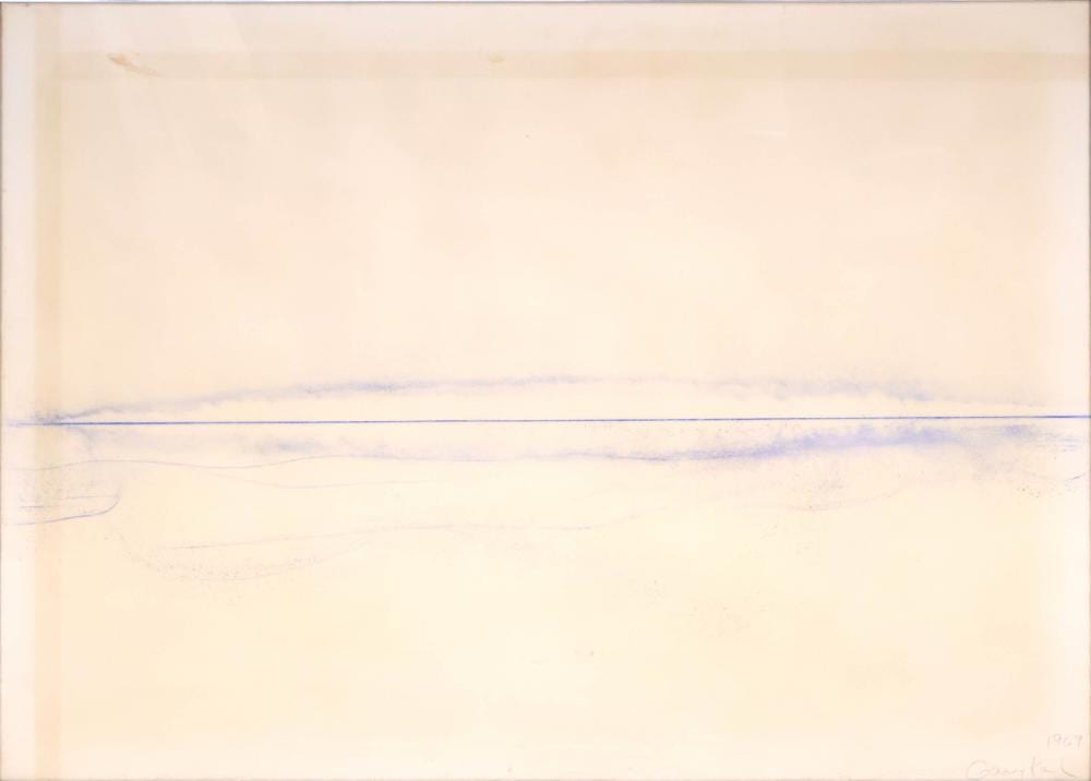 Gary Kuehn comparable auction result: gary kuehn 1939 abstract mixed media on paper