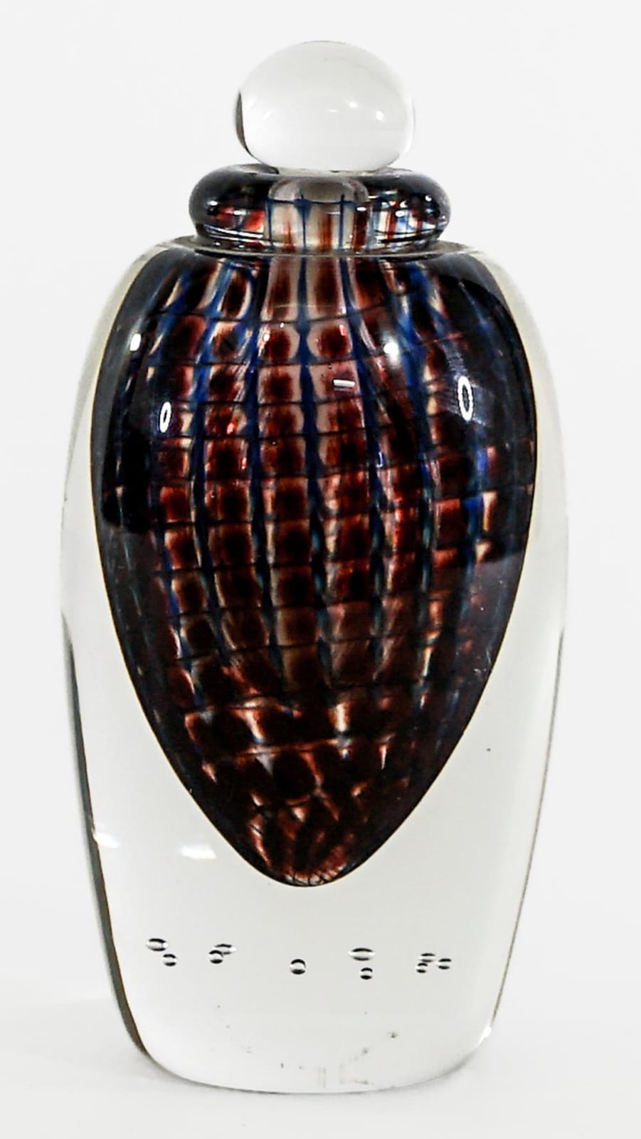 Kit Karbler comparable auction result: kit karbler michael david art glass bottle