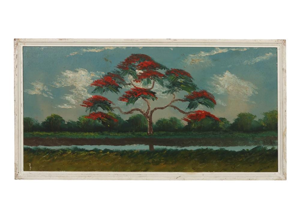 Issac Knight comparable auction result: isaac knight 1941 2022 florida highwayman painting