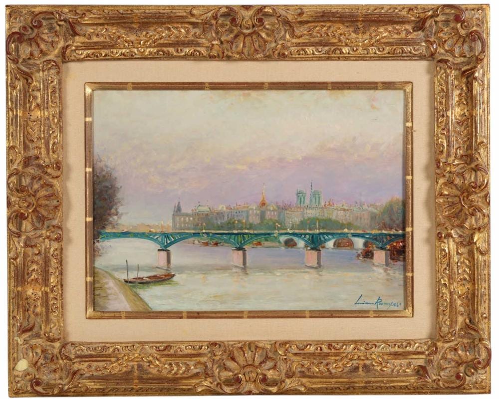 Luciano Rampaso comparable auction result: luciano rampaso b 1936 lille de la cite painting