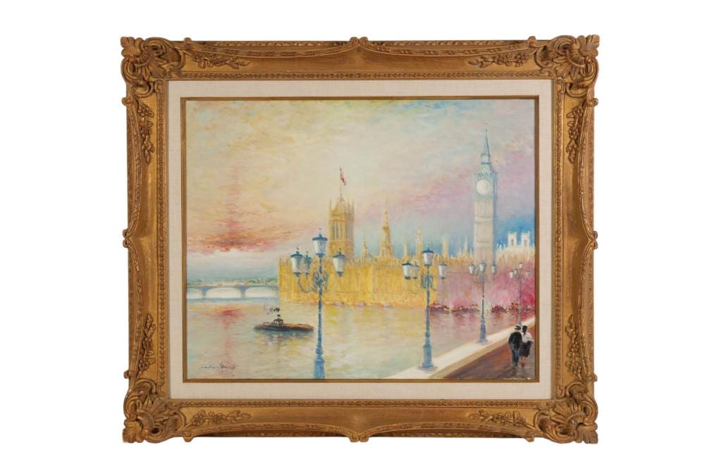 Luciano Rampaso comparable auction result: luciano rampaso b 1936 london landscape painting