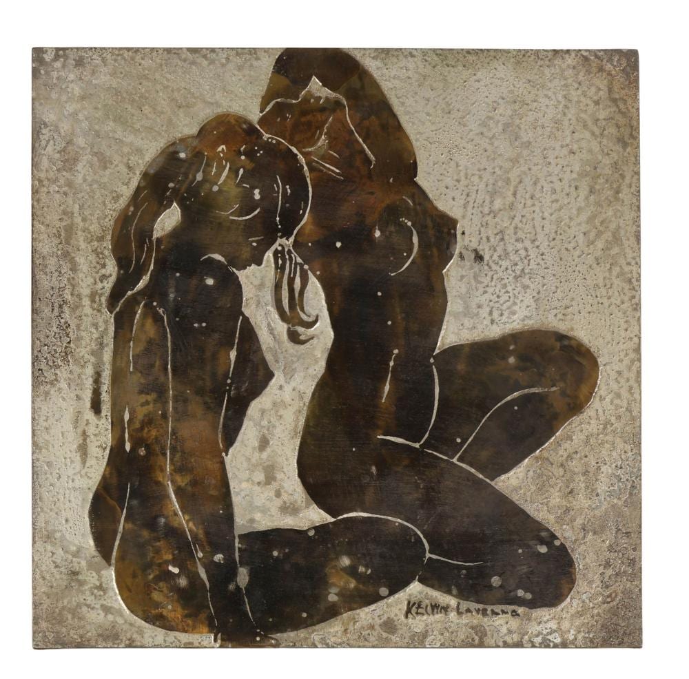 Kelvin LaVerne comparable auction result: philip and kelvin laverne ecstasy bronze plaque