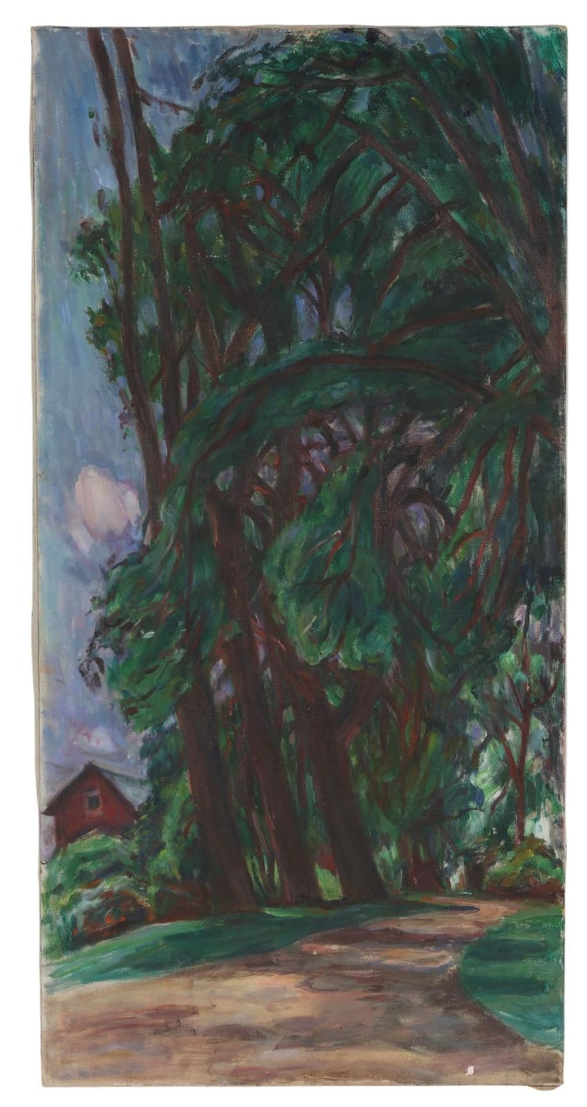 Louis Ritman comparable auction result: louis ritman 1889 1963 the tall ones tree painting