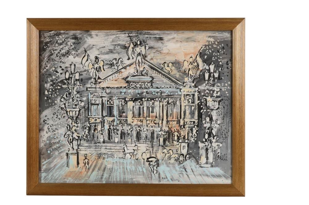 charles cobelle 1902 1998 opera house oil painting · Hill Auction Gallery · 2026-06-17 Charles Cobelle comparable auction result: charles cobelle 1902 1998 opera house oil painting