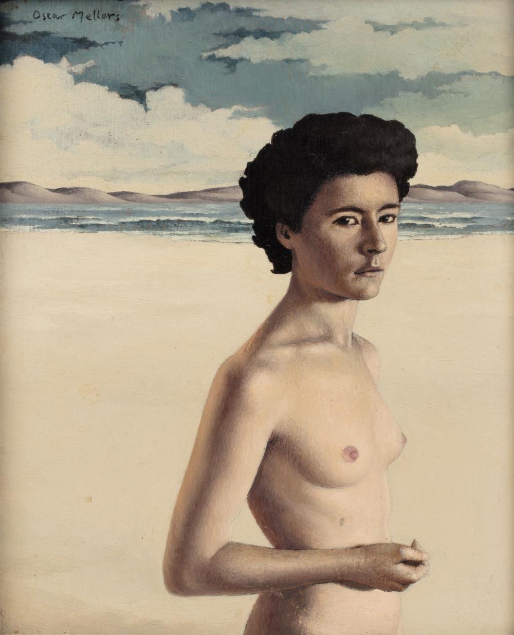 Oscar Mellor comparable auction result: oscar mellor 1921 2005 nude study of a lady