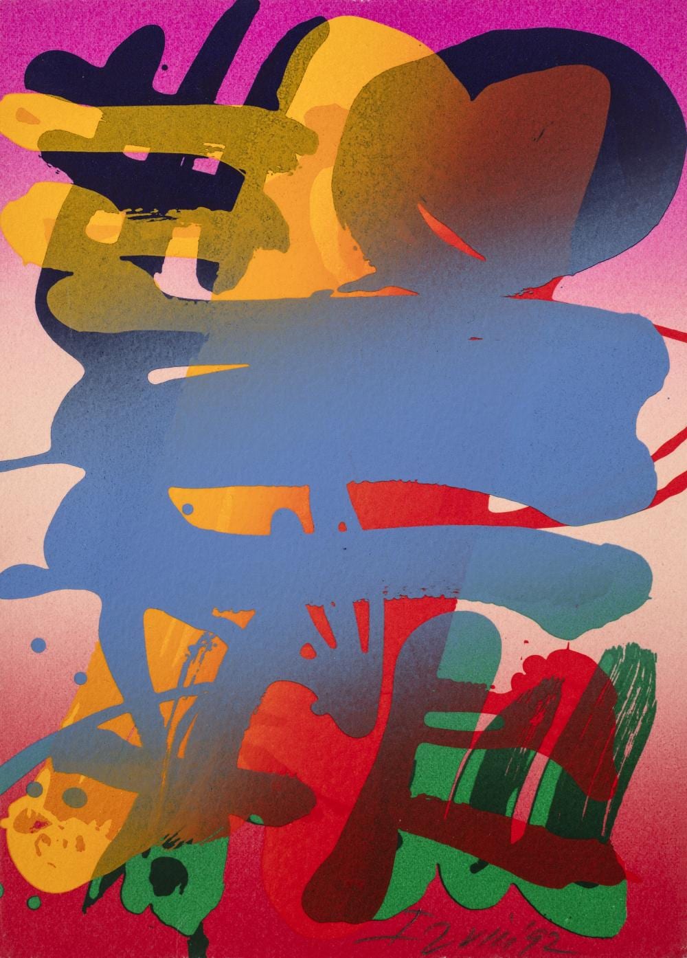 Albert Irvin comparable auction result: albert irvin 1922 2015 untitled 1992