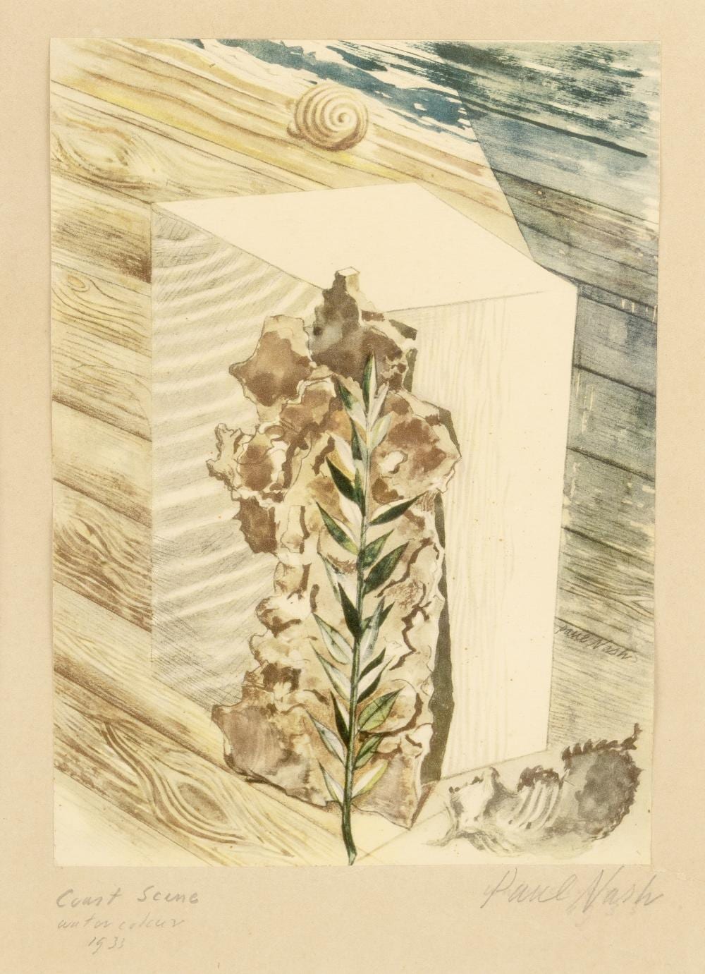 paul nash 1889 1946 coastal scene 1933 · Mallams · 2026-06-10 Paul Nash comparable auction result: paul nash 1889 1946 coastal scene 1933