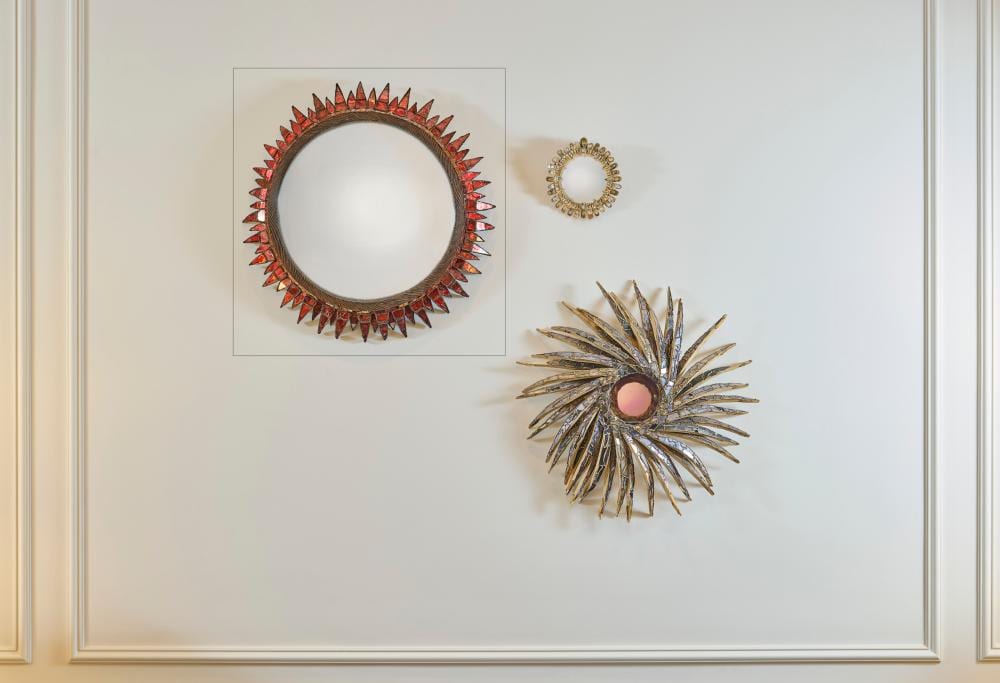 Line Vautrin comparable auction result: line vautrin 1913 1997 soleil pointes mirror model no 4 circa 195