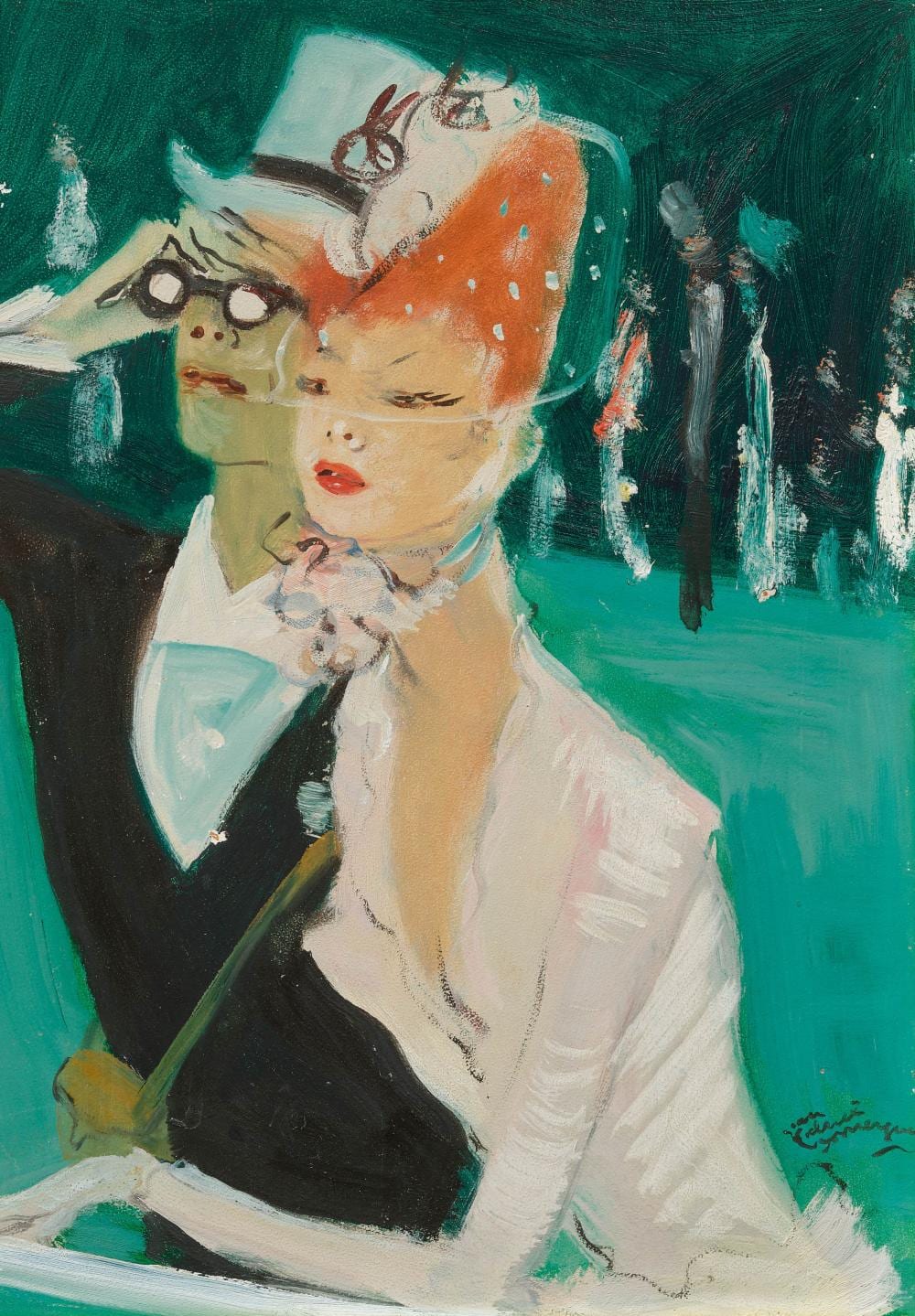 Jean-Gabriel Domergue comparable auction result: jean gabriel domergue