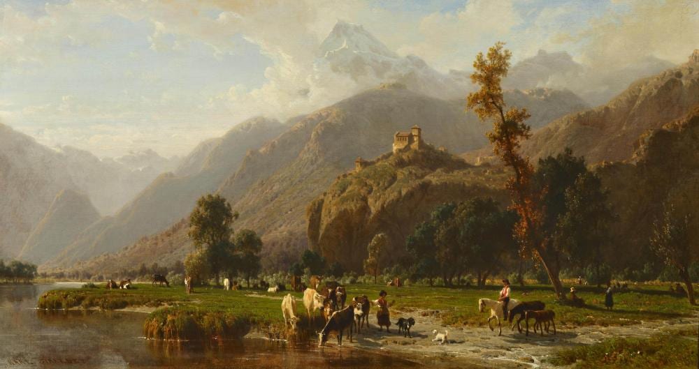 Karl Girardet comparable auction result: karl girardet