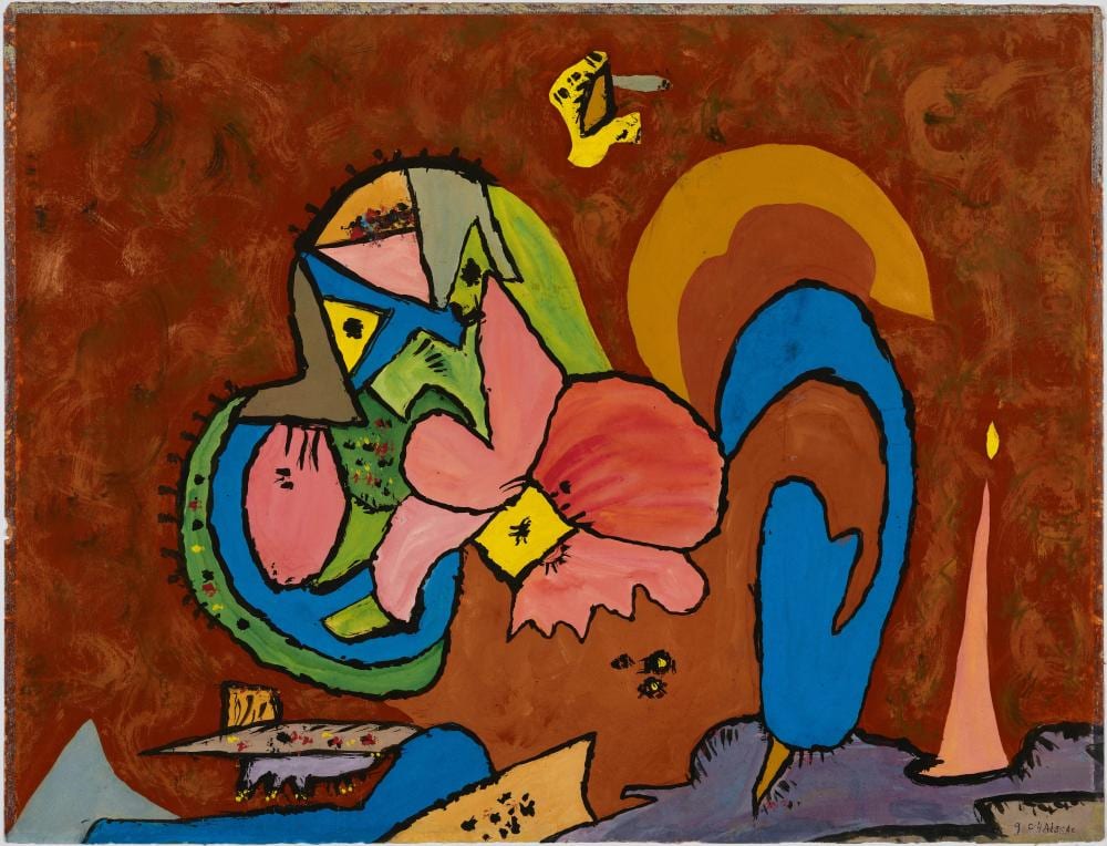 Gaston Chaissac comparable auction result: gaston chaissac