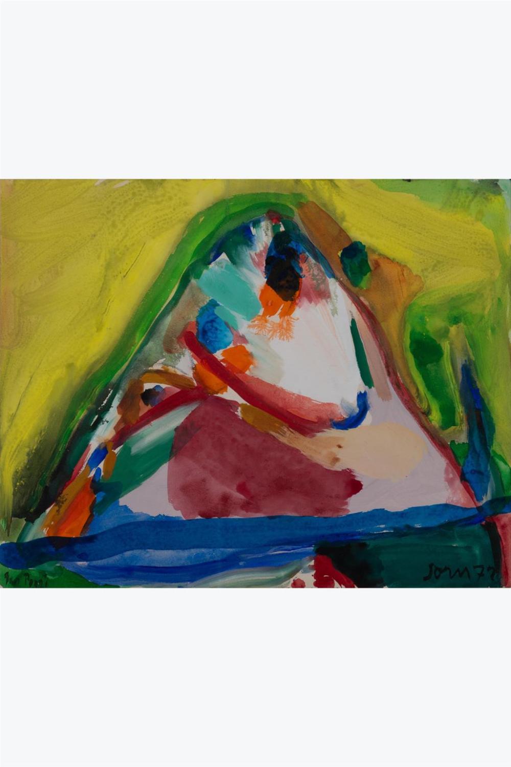 Asger Jorn comparable auction result: asger jorn 1914 1973 untitled 1972