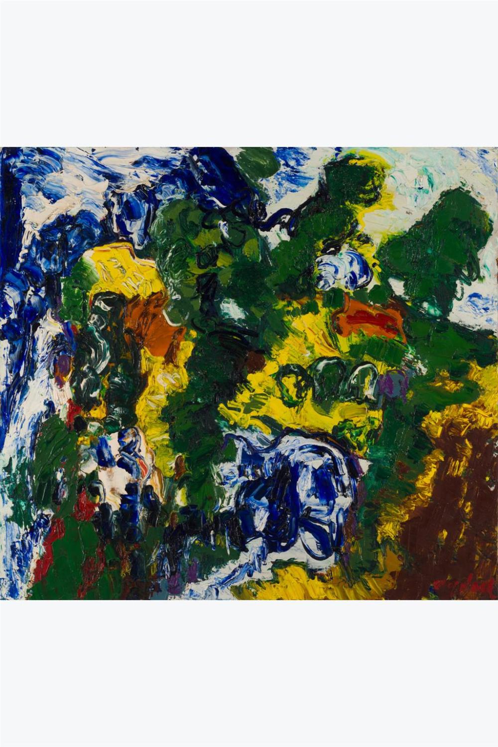 Maurice Wyckaert comparable auction result: maurice wyckaert 1923 1996 paysage l eau terbeke 1962