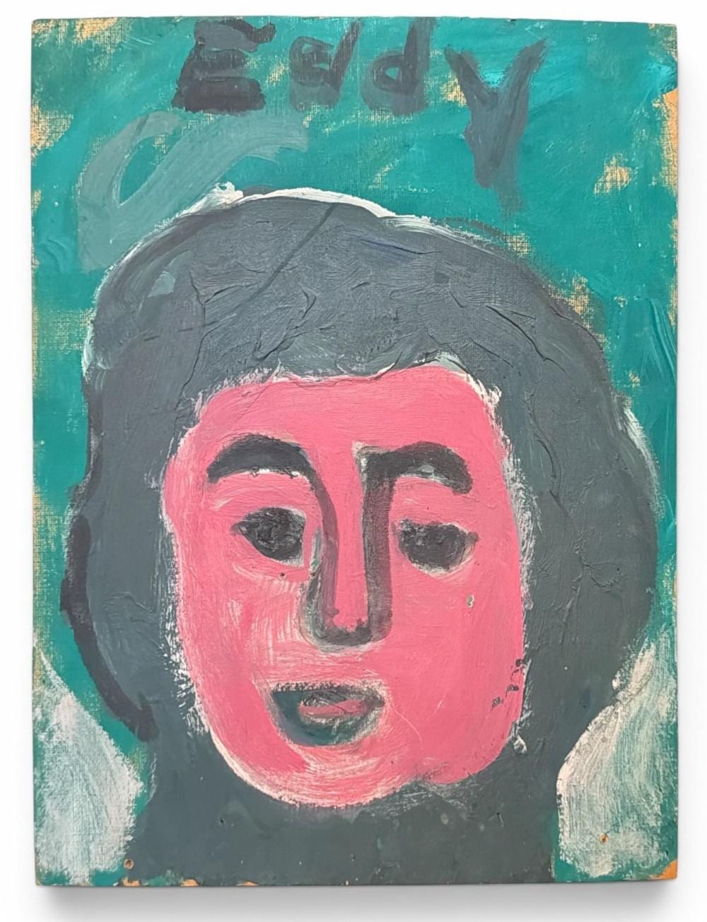 Ed Mumma comparable auction result: eddy mumma american 1908 1986 folk art portrait painting