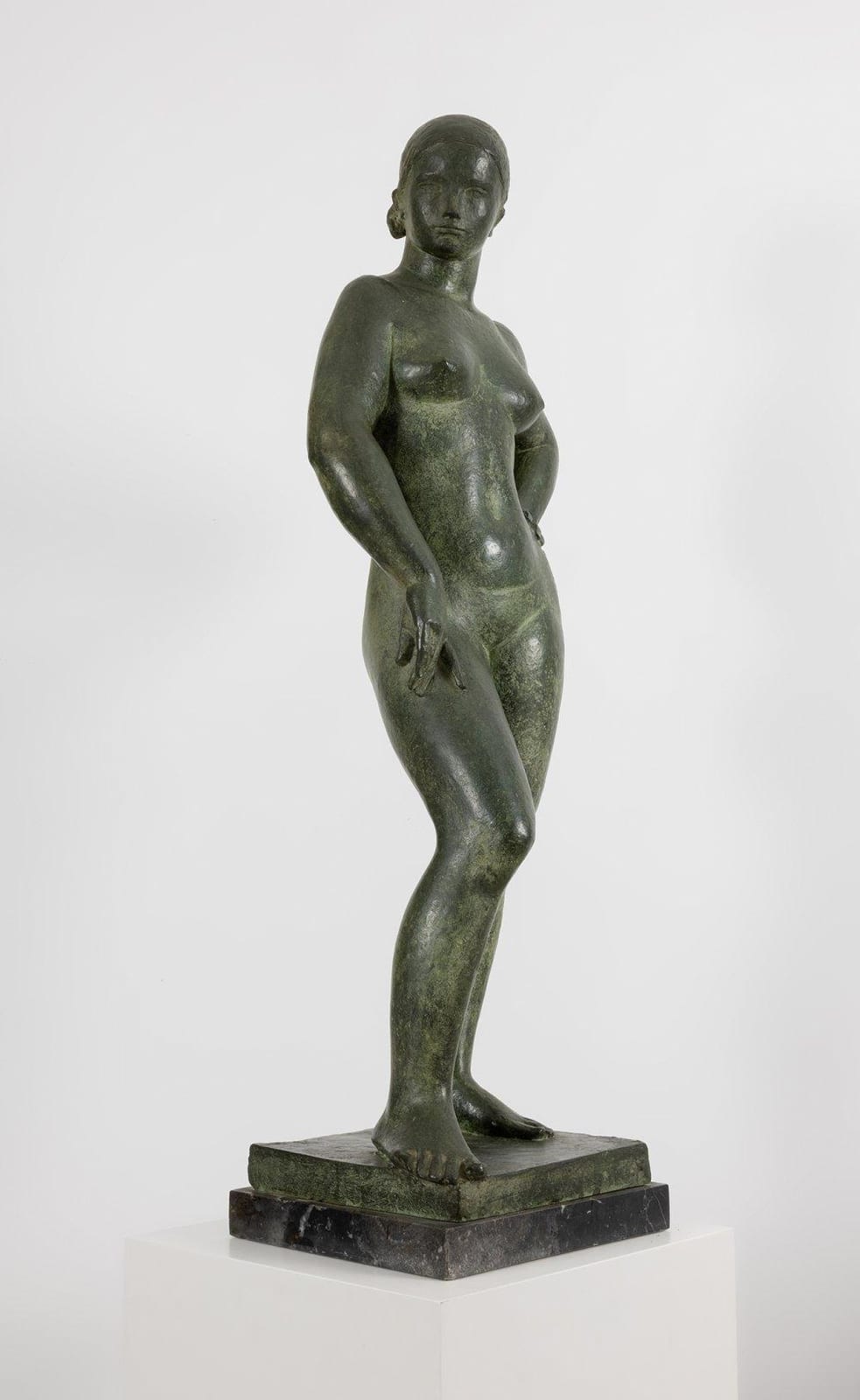Lluïsa Granero Sierra comparable auction result: luisa granero barcelona 1924 2012 female nude patinated bronze signed on the base