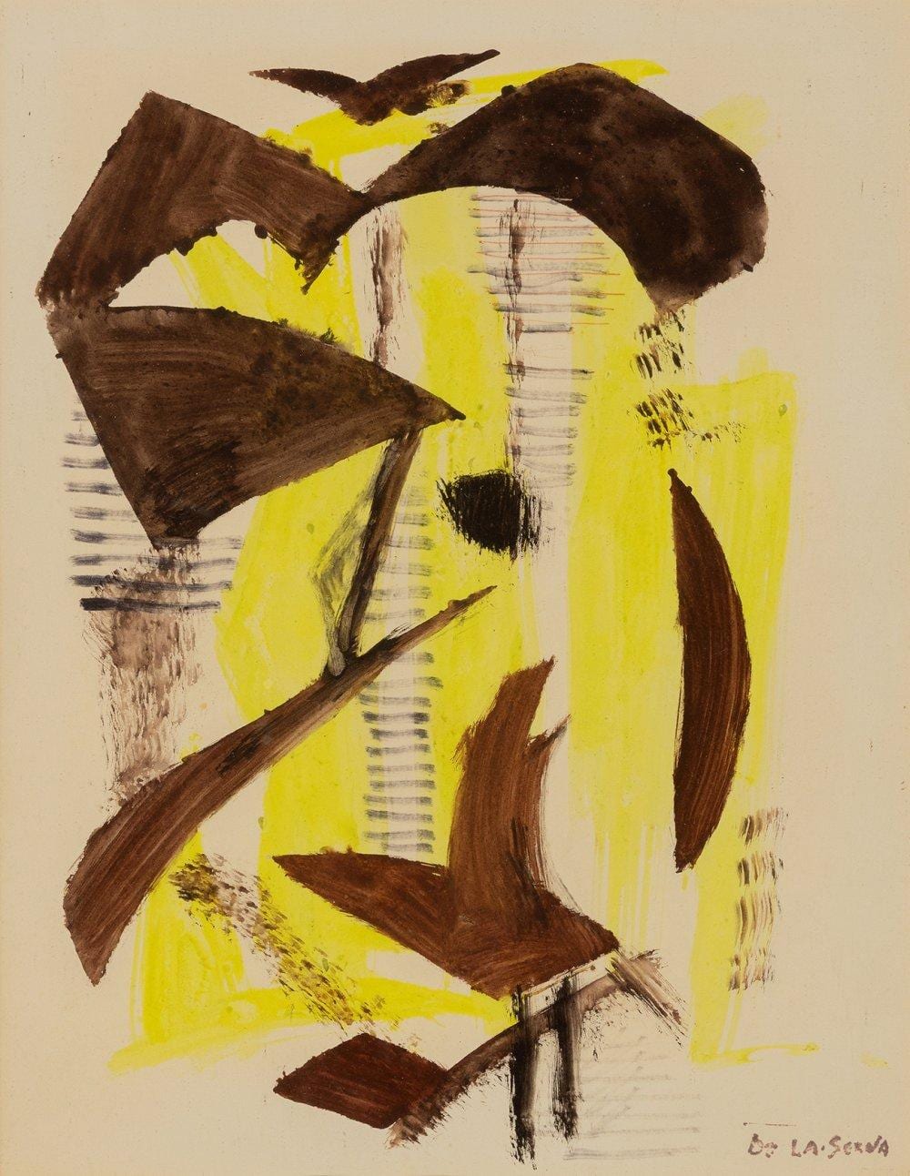 Ismael de la Serna comparable auction result: ismael de la serna guadix granada 1898 paris 1968 untitled watercolor and gouache on paper signed in the lower right corner
