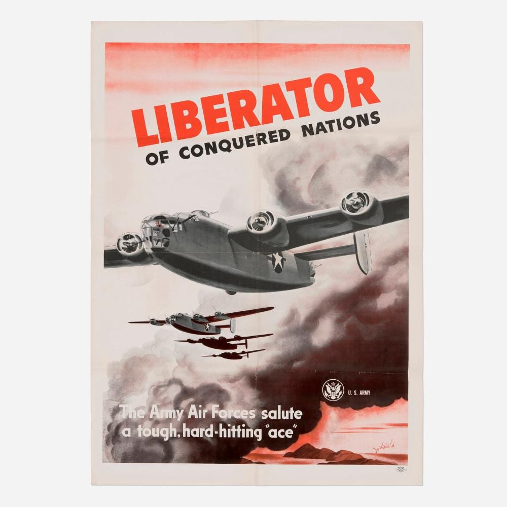Jo Kotula comparable auction result: jo kotula u s army liberator of conquered nations vintage poster