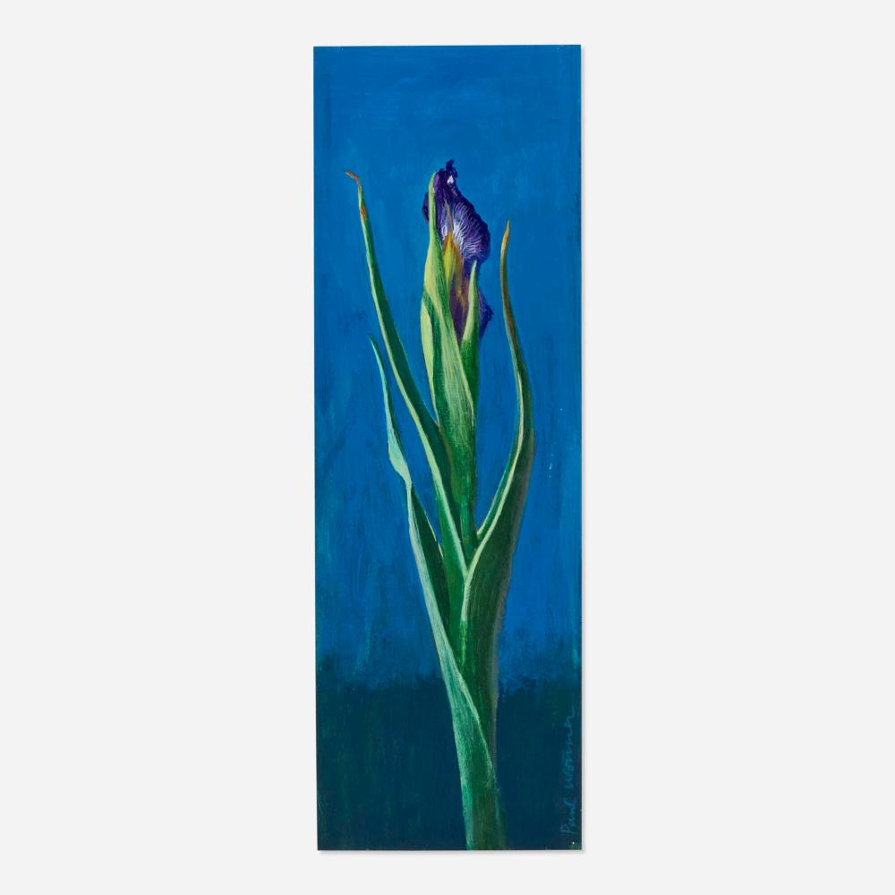 Paul Wonner comparable auction result: paul wonner study of an iris