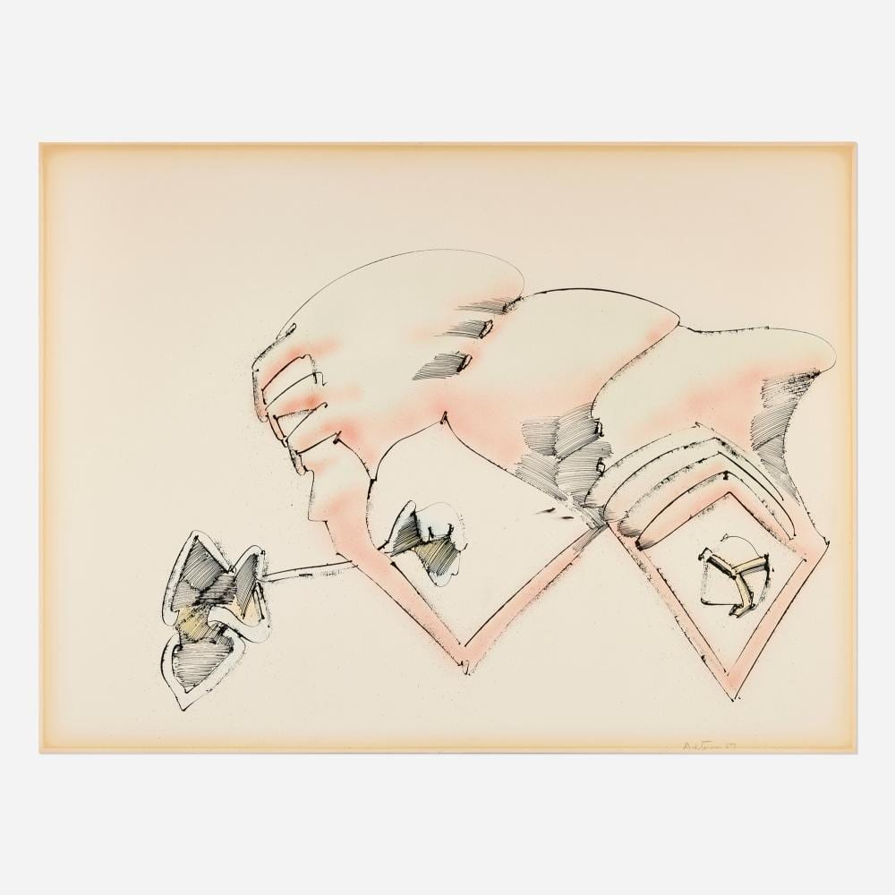 John Altoon comparable auction result: john altoon untitled