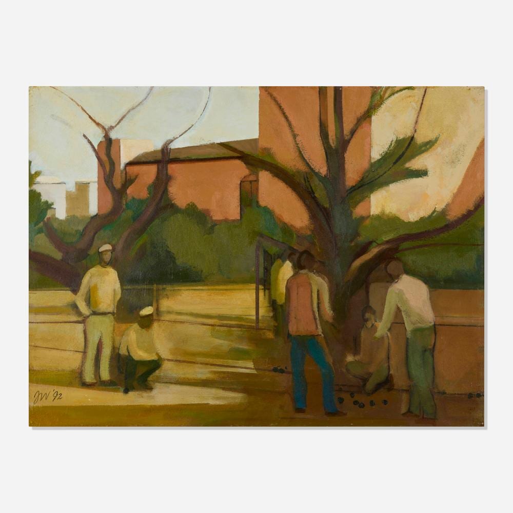 James Weeks comparable auction result: james weeks untitled