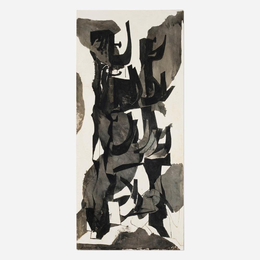 Rico Lebrun comparable auction result: rico lebrun black plow