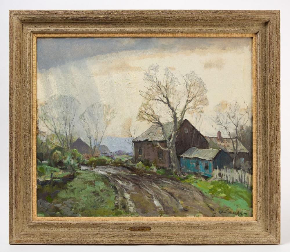 Hobart Nichols comparable auction result: hobart nichols april shower back yards