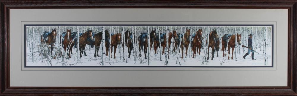 Bev Doolittle comparable auction result: bev doolittle two prints