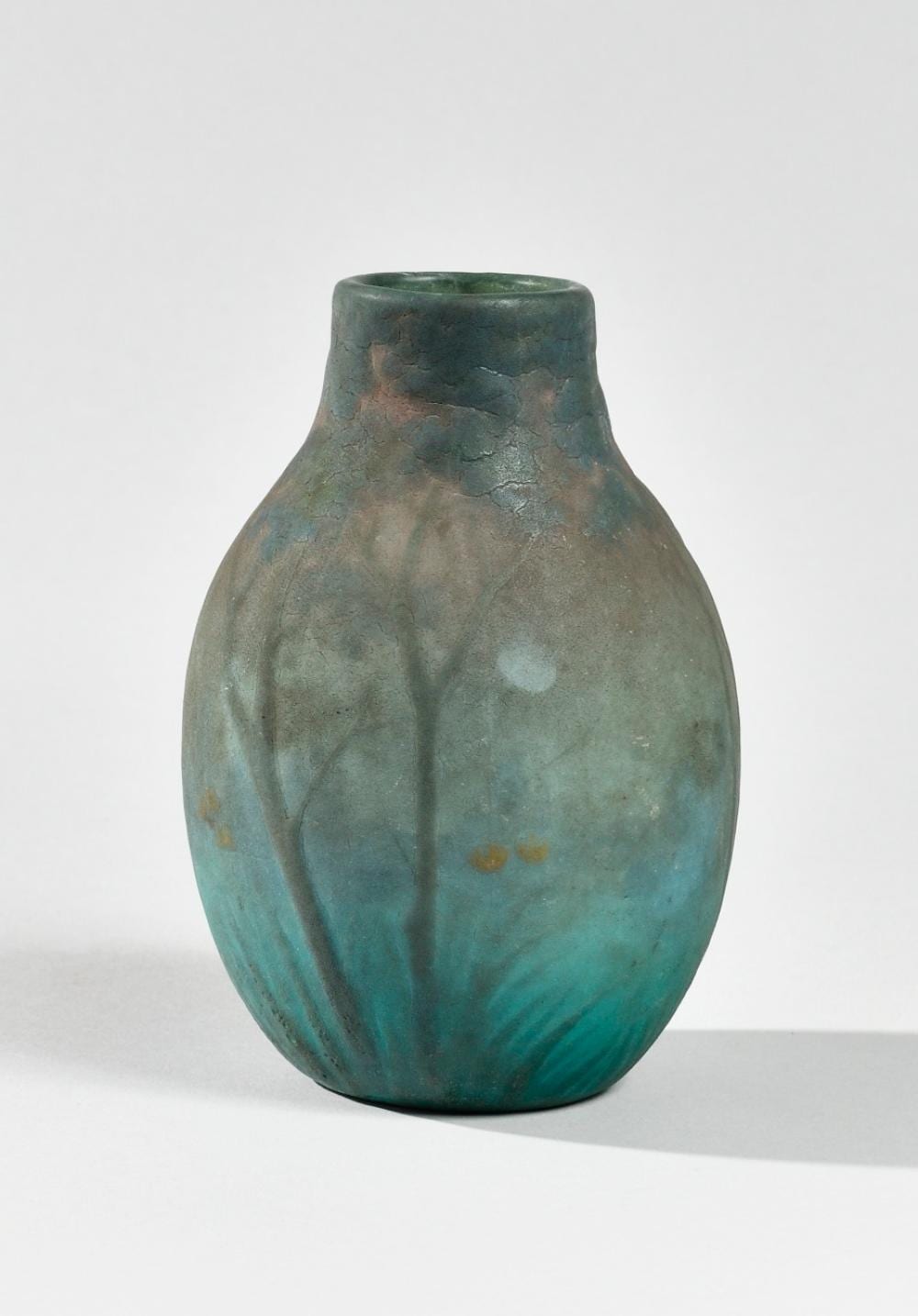 Walter Nancy comparable auction result: amalric walter 1870 1959 vase ovo de en c ramique d cor de paysage lacustre