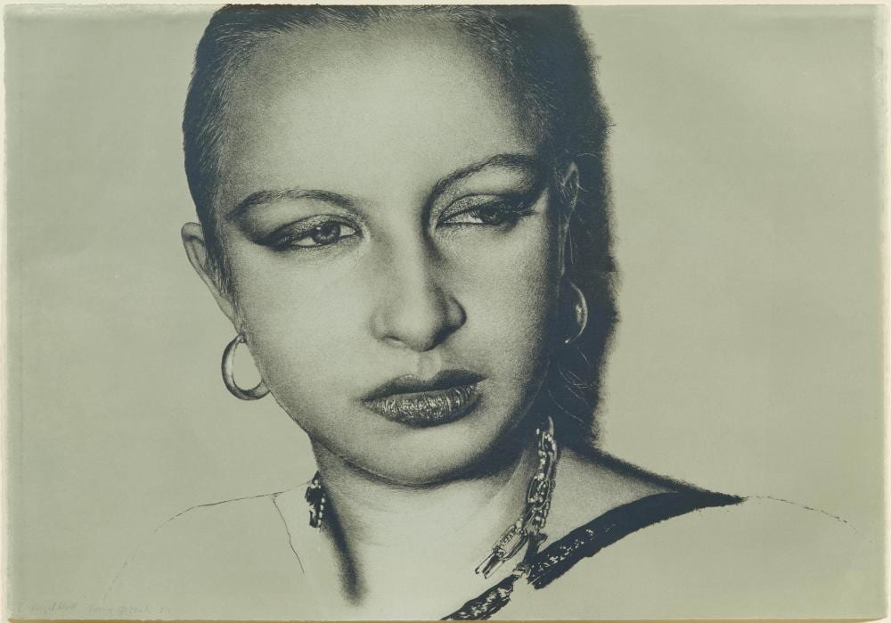 Franz Gertsch comparable auction result: franz gertsch