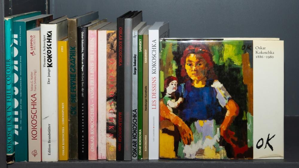 Oskar Kokoschka comparable auction result: oskar kokoschka 1886 1980 an extensive reference archive comprising circa 105 books