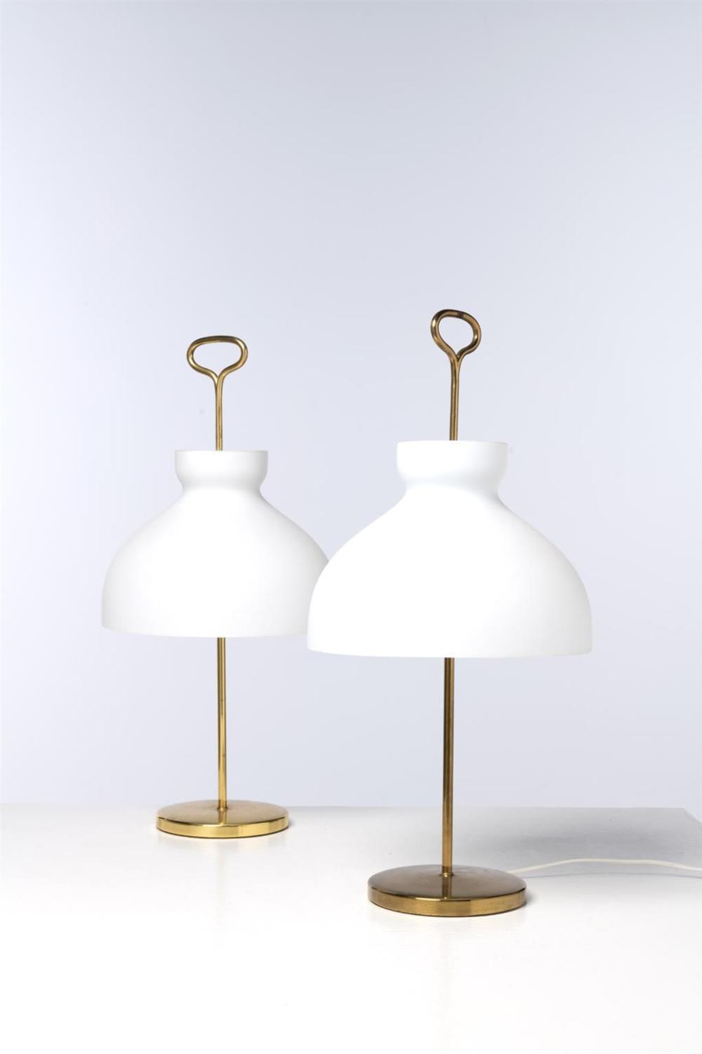 Ignazio Gardella comparable auction result: ignazio gardella 1905 1999 pair of table lamps model n lta3 arenzano