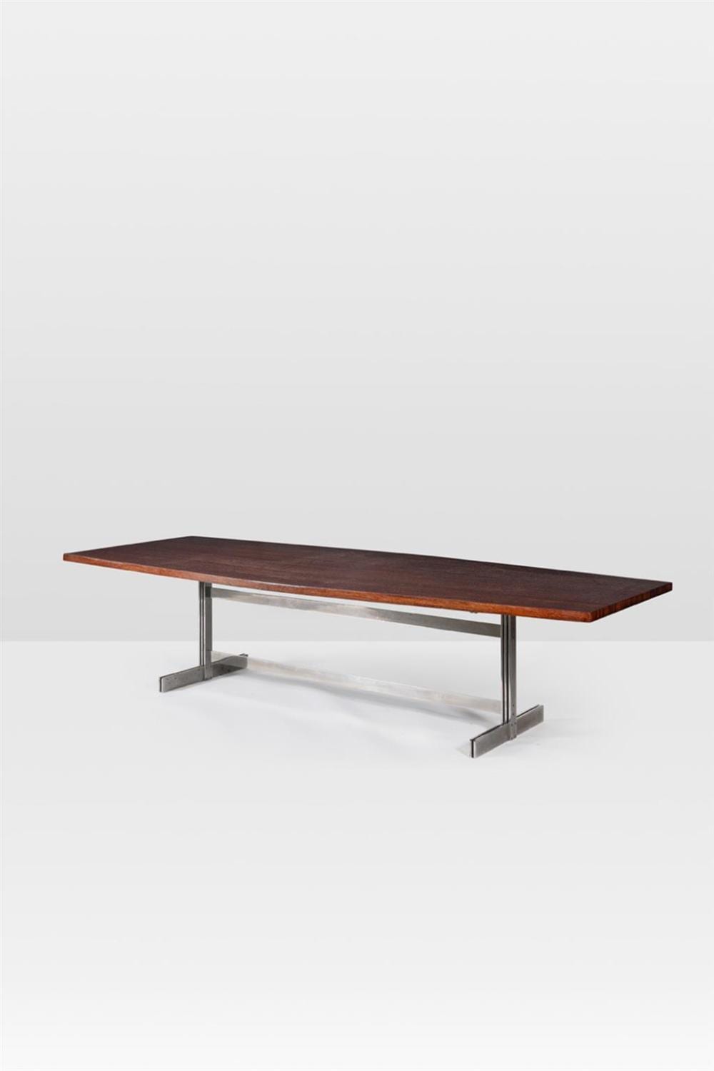 Jules Wabbes comparable auction result: jules wabbes 1919 1974 barrel shaped long table