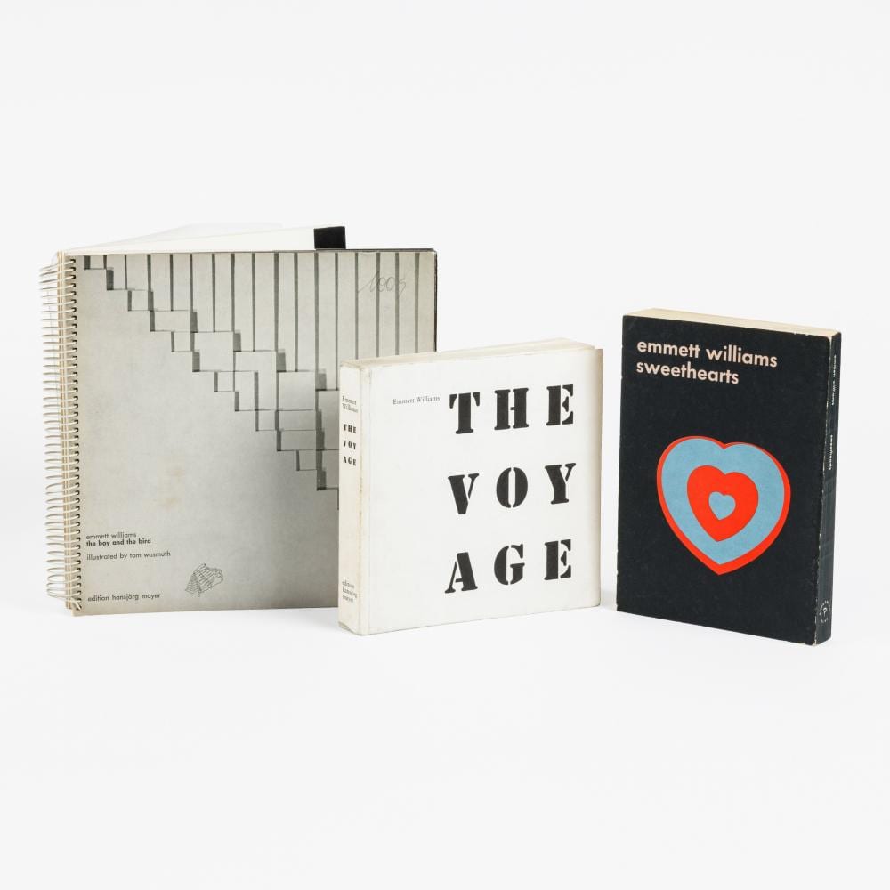 emmett williams a set of three artist s books · Bernaerts Auctioneers · 2026-06-18 Emmett Williams comparable auction result: emmett williams a set of three artist s books