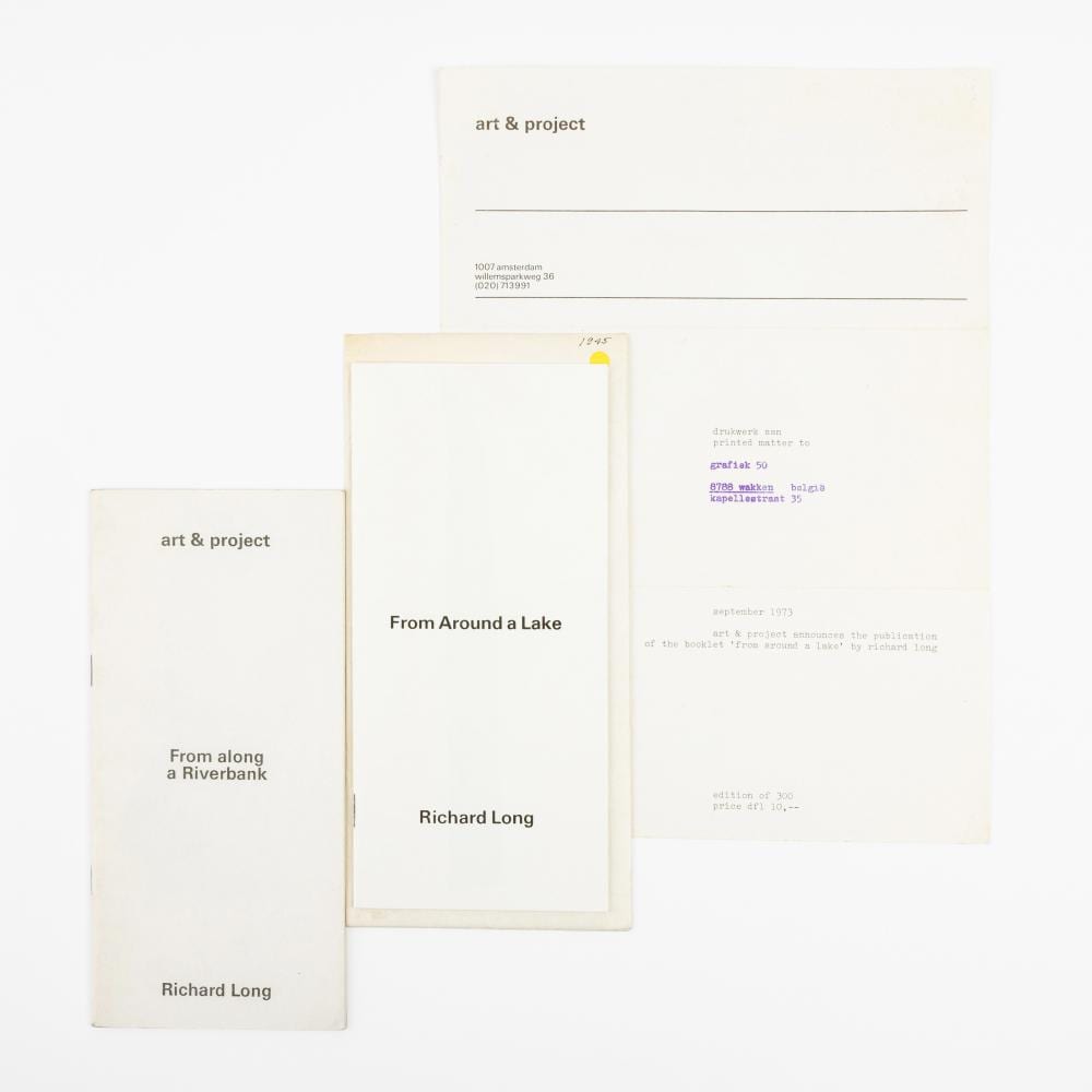 richard long a set of two art project editions · Bernaerts Auctioneers · 2026-06-18 Richard Long comparable auction result: richard long a set of two art project editions