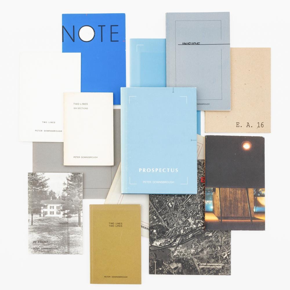 peter downsbrough an extensive collection of over 40 artists books from 1973 till ca 2006 · Bernaerts Auctioneers · 2026-06-18 Peter Downsbrough comparable auction result: peter downsbrough an extensive collection of over 40 artists books from 1973 till ca 2006