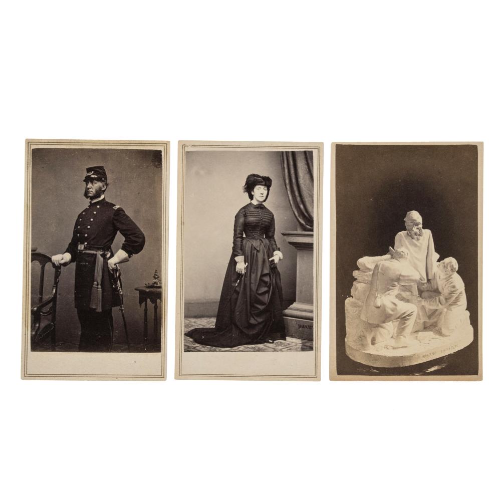 [CIVIL WAR] THE USSS LEGACY: COL. & MRS. BERDAN, AND JOHN ROGERS’ SHARPSHOOTERS sold by Fleischer's Auction House, lot 102 — auction record photograph