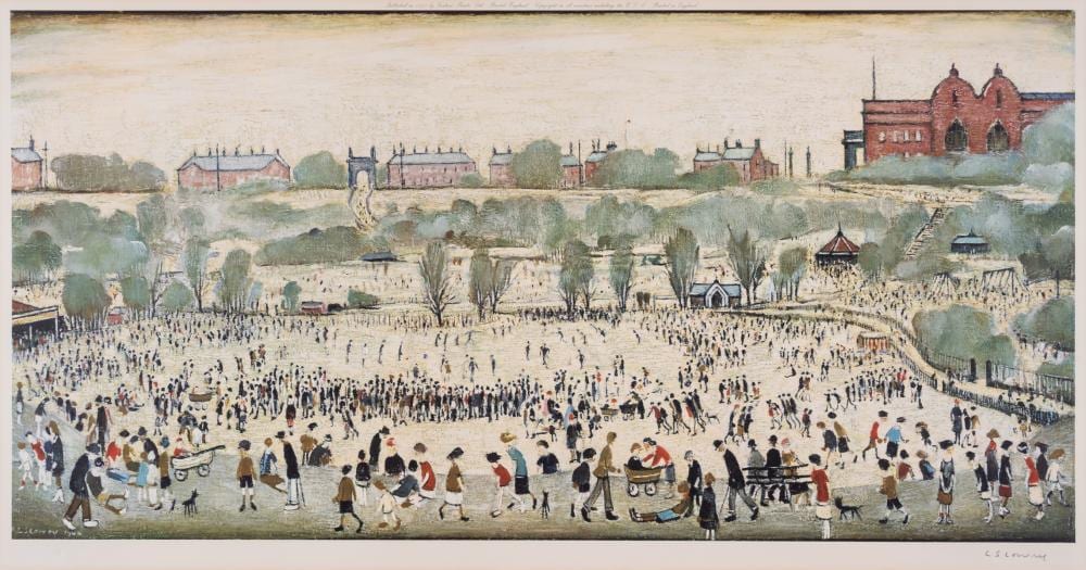Laurence Stephen Lowry comparable auction result: laurence stephen lowry 1887 1976 peel park salford