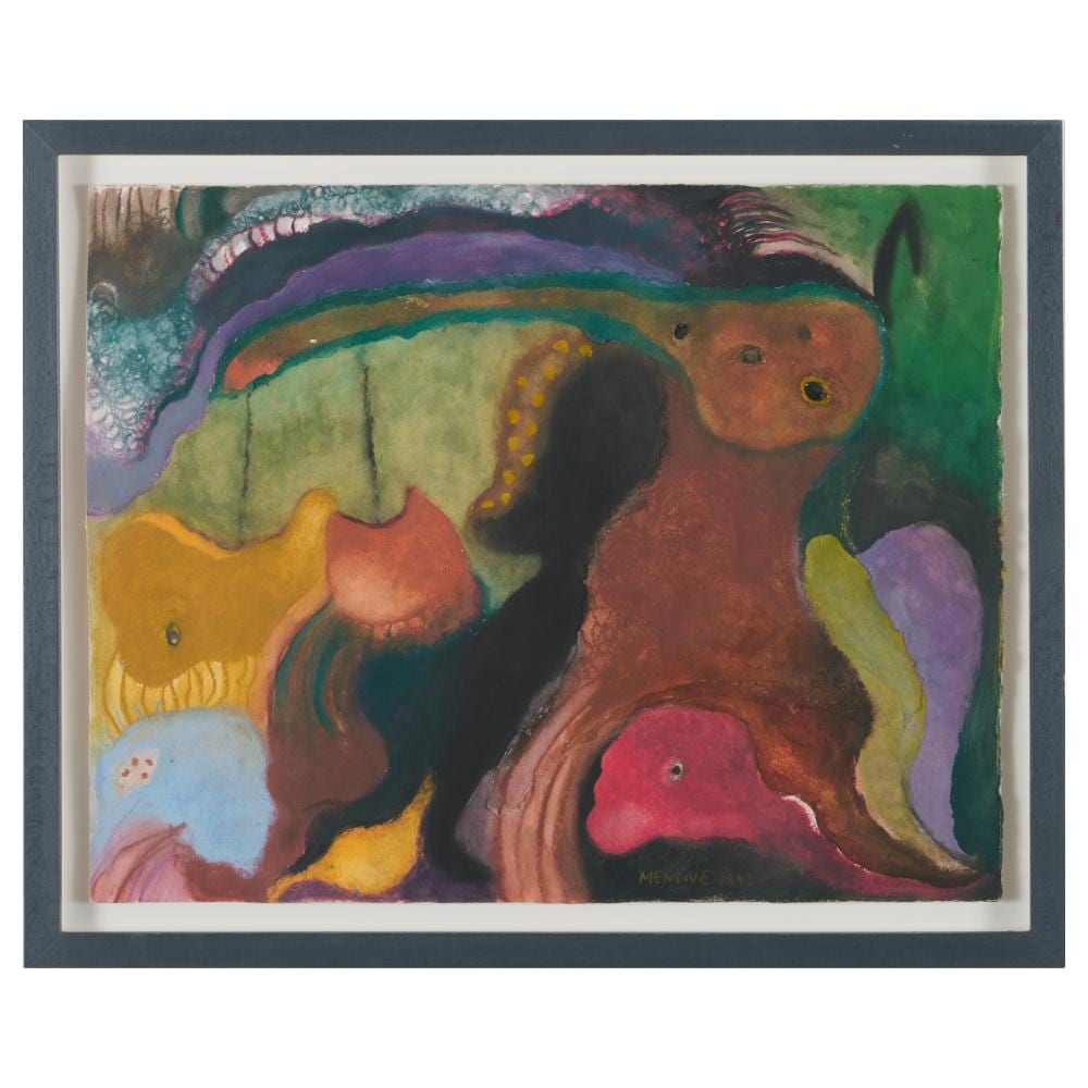 Manuel Mendive comparable auction result: manuel mendive b 1944 sin titulo and sin titulo 2