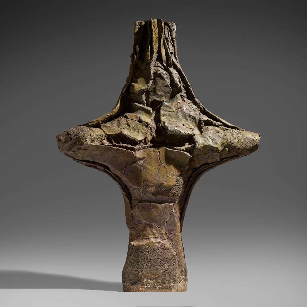 John Mason comparable auction result: john mason cross form dark brown