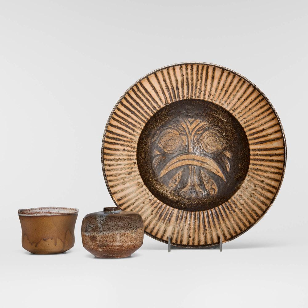 Marguerite Wildenhain comparable auction result: marguerite wildenhain collection of three tabletop articles