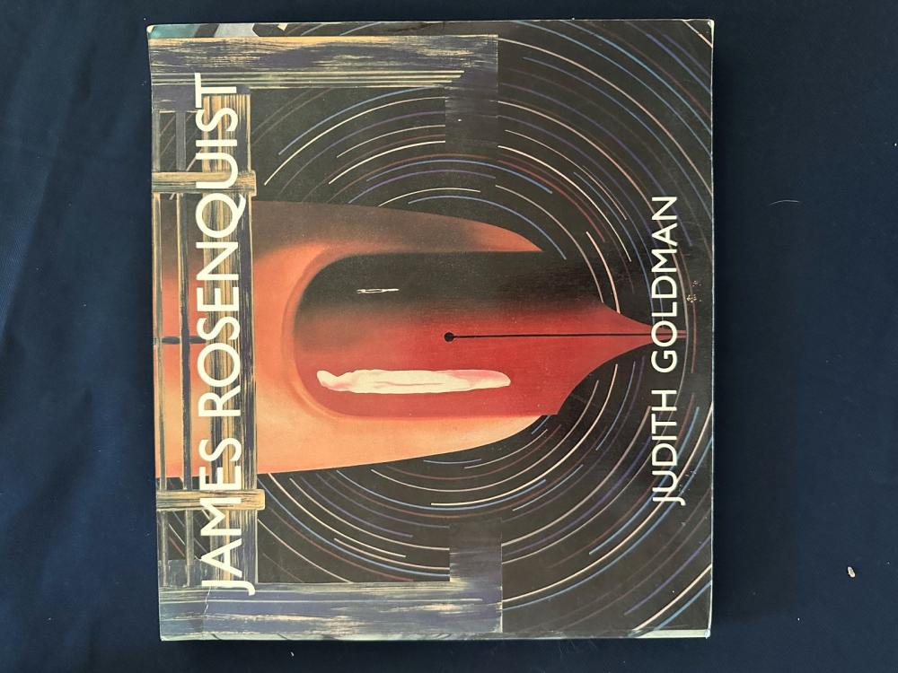 James Rosenquist comparable auction result: james rosenquist by judith goldman 1985 catalog