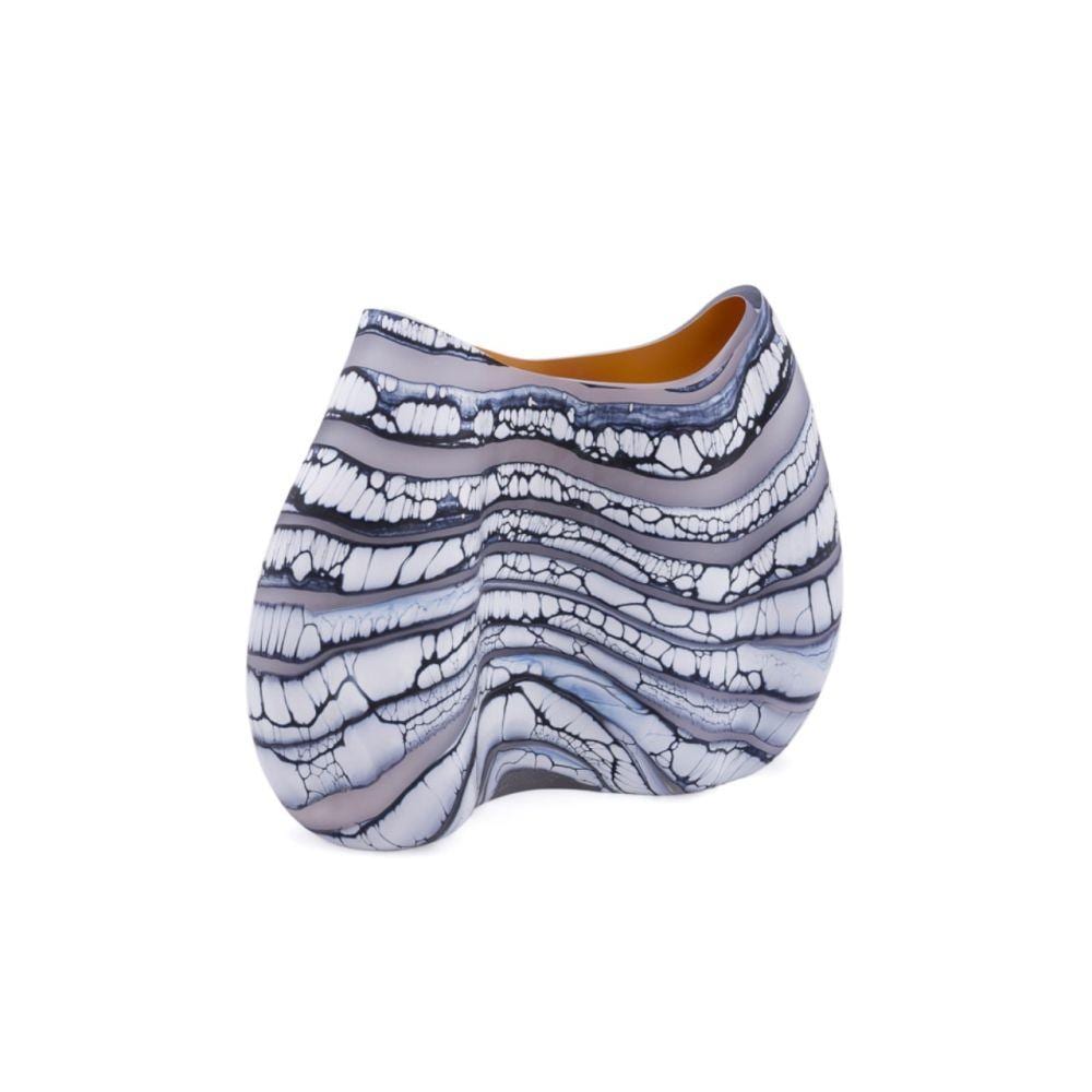 Peter Layton comparable auction result: peter layton glacier wave studio glass vase