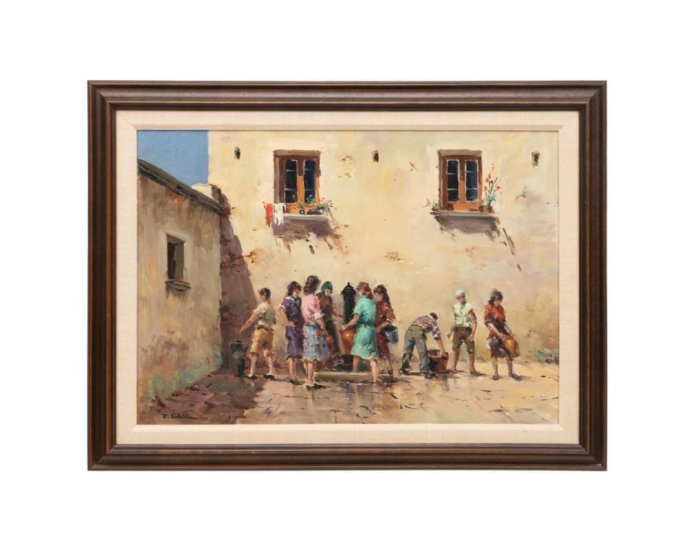 Franco Colella comparable auction result: franco colella at the well 20th century o c