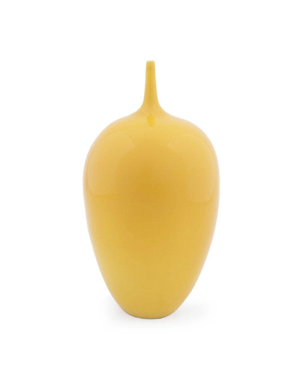 Cliff Lee comparable auction result: cliff lee imperial yellow teardrop porcelain vase