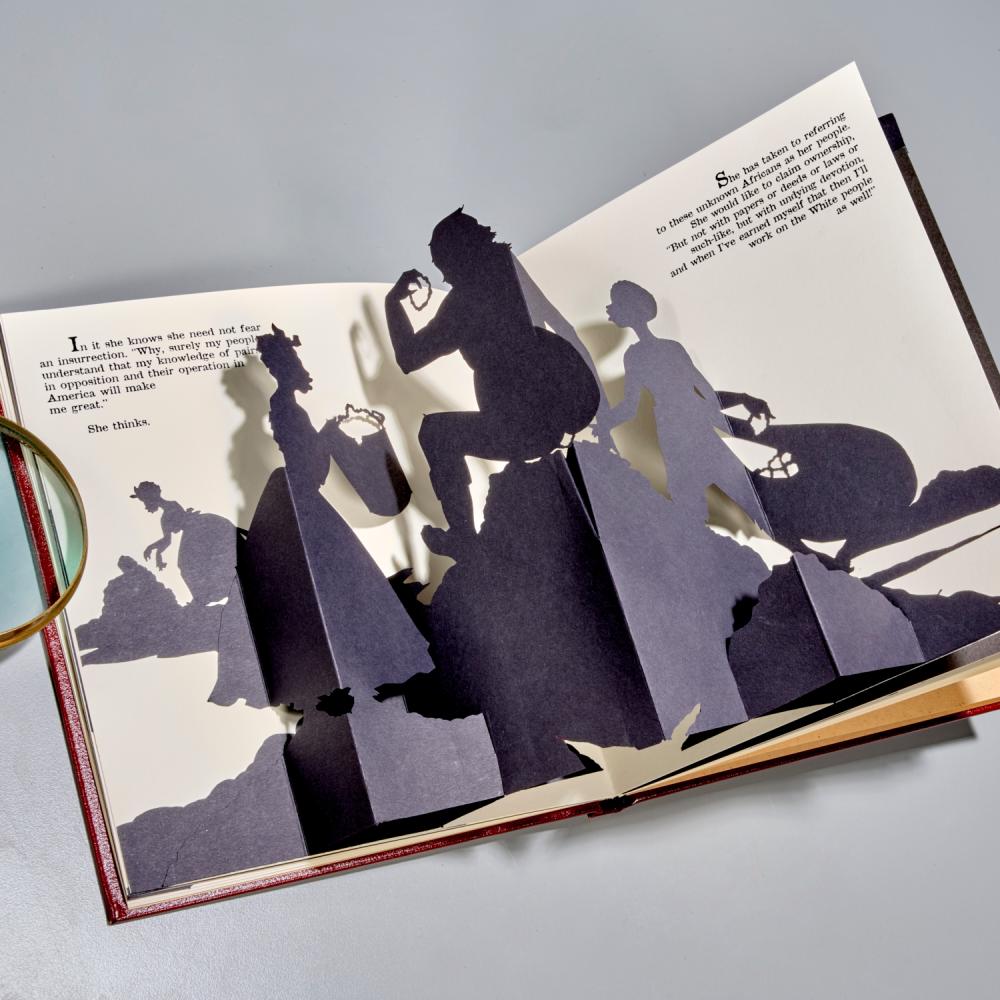 Kara Walker comparable auction result: kara walker freedom a fable pop up book