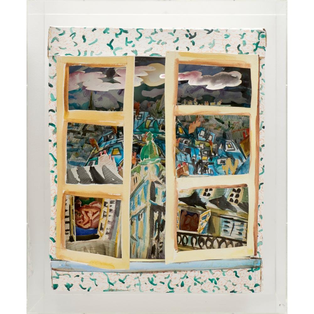 Red Grooms comparable auction result: red grooms mixed media installation 1977