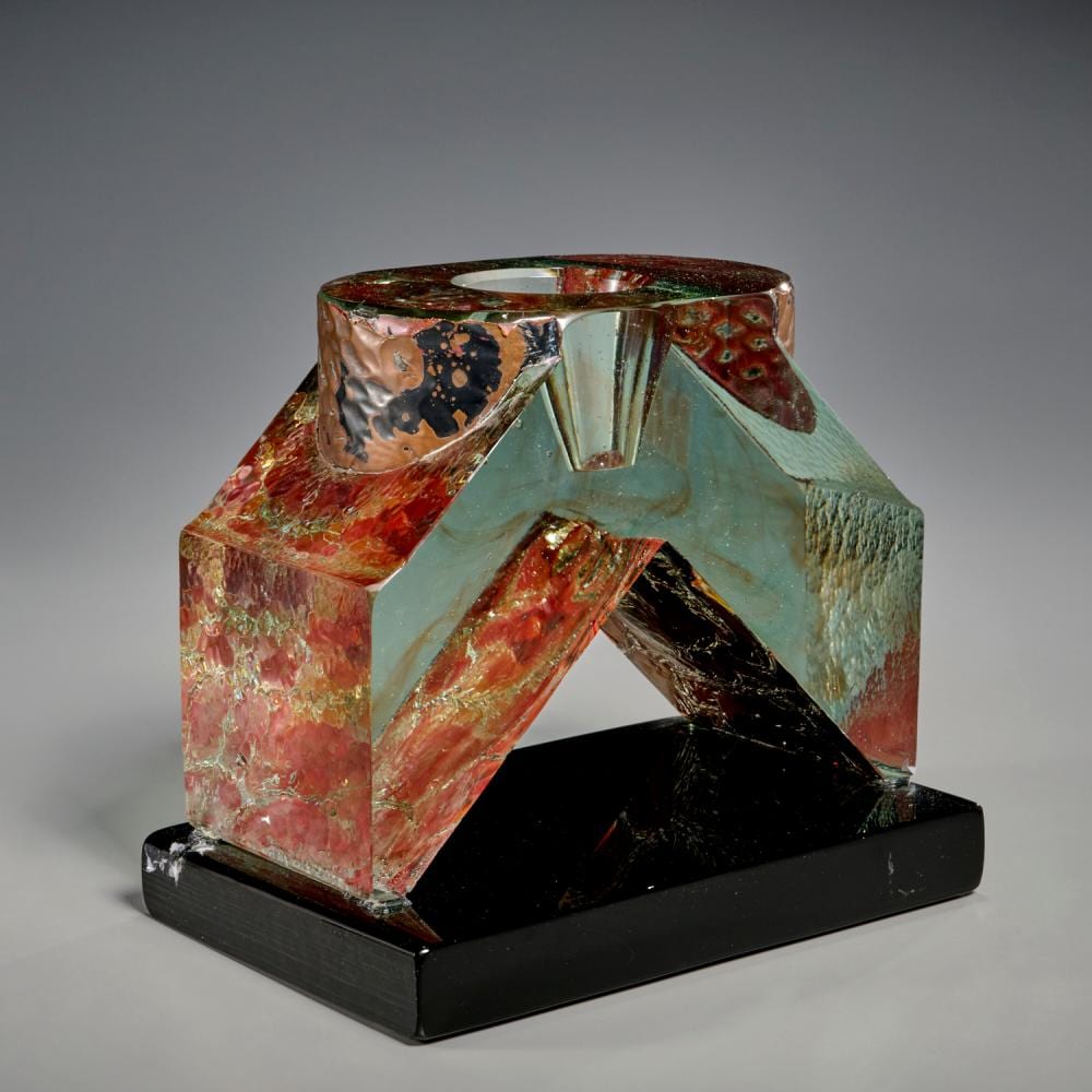 john conard lewis studio glass vessel · Millea Bros Ltd · 2026-06-17 John Conard Lewis comparable auction result: john conard lewis studio glass vessel
