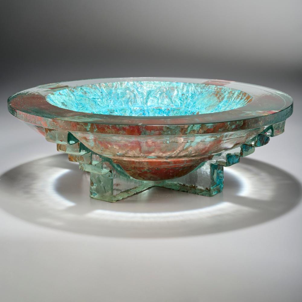 john conard lewis large studio glass bowl · Millea Bros Ltd · 2026-06-17 John Conard Lewis comparable auction result: john conard lewis large studio glass bowl
